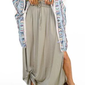Three Bird Nest Stasia Maxi Skirt - Olive